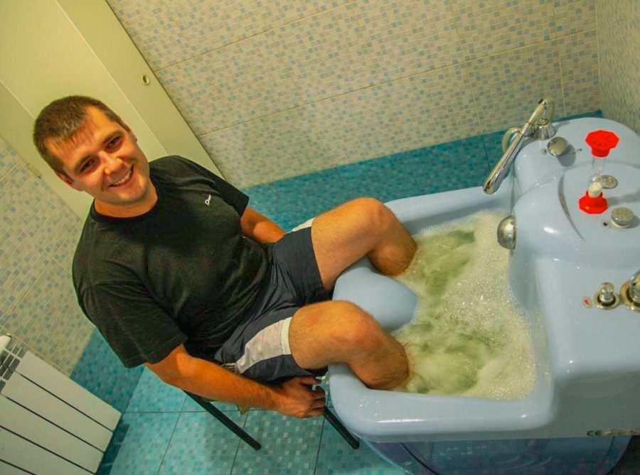 Вихревые ванны в санатории Горячий ключ в городе Пятигорске - фотография