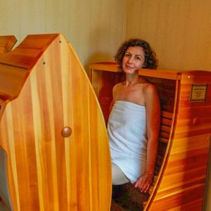 Кедровая бочка в санатории Горячий ключ в городе Пятигорске - фотография