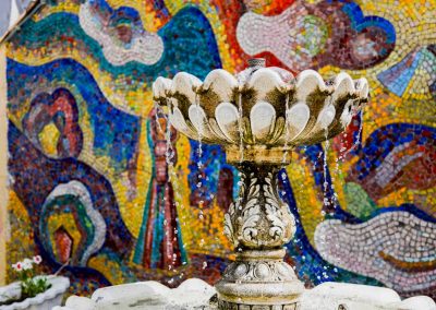 Фонтан в санатории Горячий ключ в городе Пятигорске - фотография