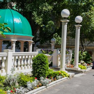 Беседка в санатории Горячий ключ в городе Пятигорске - фотография