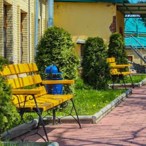 Территория в санатории Горячий ключ в городе Пятигорске - фотография