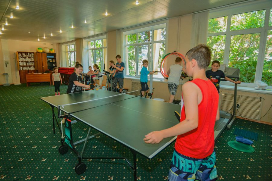 Настольный теннис в санатории Горячий ключ в городе Пятигорске - фотография